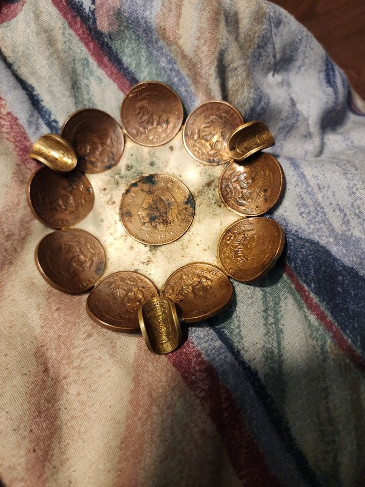 Mexican Coin Ash Tray