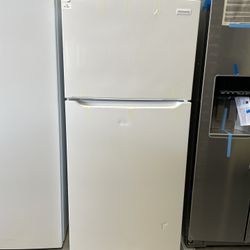Frigidaire 30” Wide Top Freezer Refrigerator In White