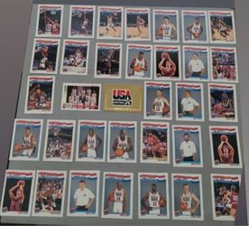1991 USA BASKETBALL TEAM CARDS