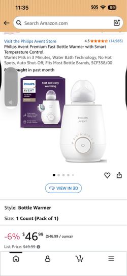 Philips Avent Premium Fast Bottle Warmer