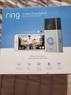 Ring video door bell brand new
