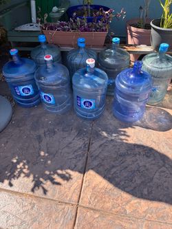 Water containers $5 each