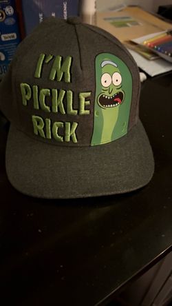 Rick and Morty Pickle Rick Snapback Hat