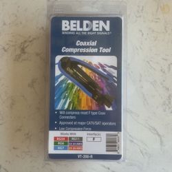 Belden Coaxial Compression Tool