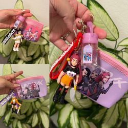 KPop demon hunter key chain set