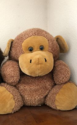 2 foot fat monkey stuffed animal