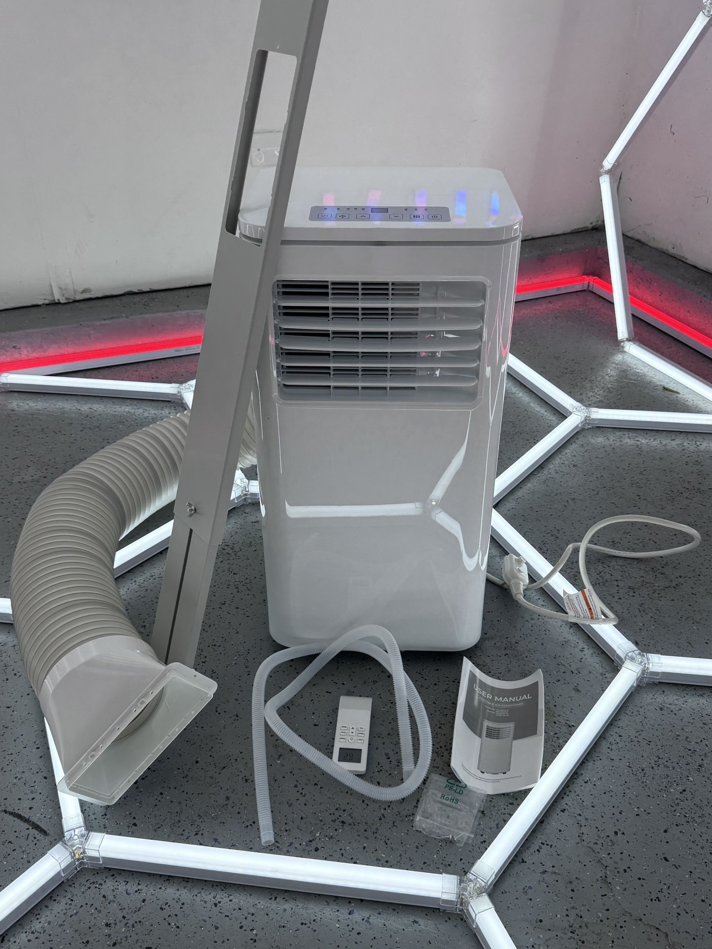 Brand New Antarctic Star 10,000 BTU Portable Air Conditioner, Standing AC Unit for Room Bedroom Garage RV, 2 Speeds 3 Modes, Cooling Fan Dehumidifier,
