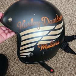 Rare Fall 2013 Harley Davidson Paxton 3/4 Womans M Helmet