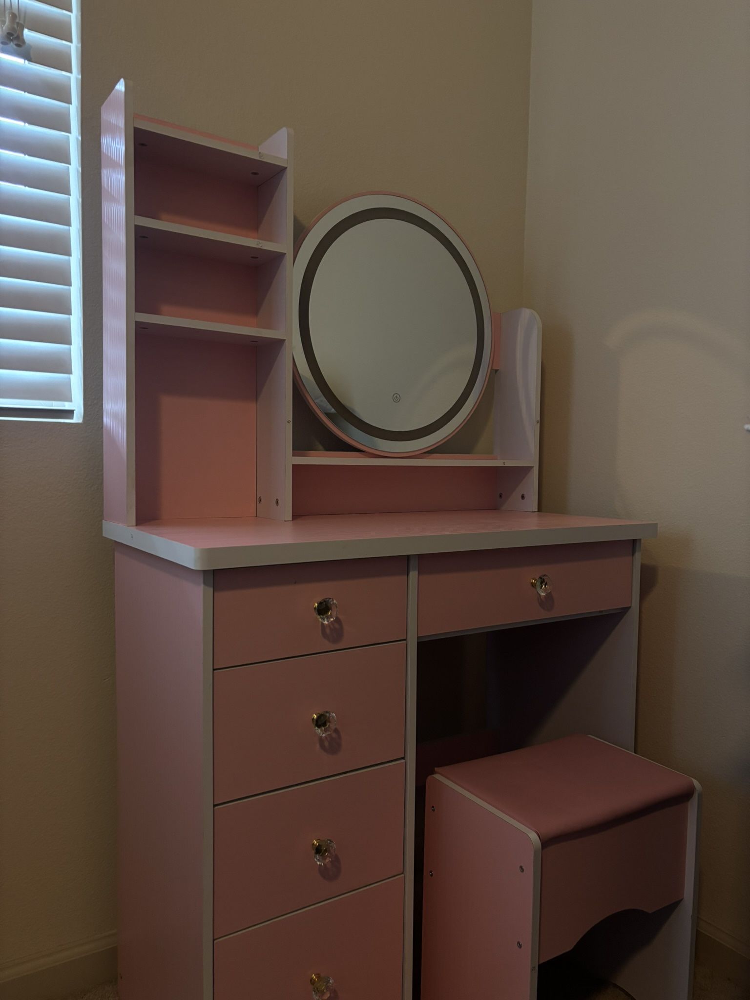 Pink Hermanson Vanity