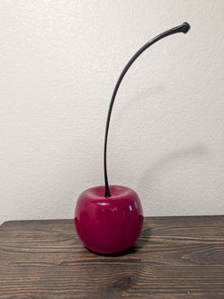 Donald Carlson Art Glass Cherry 18 inches