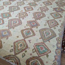 Handmade Wool Rug 10'5x14