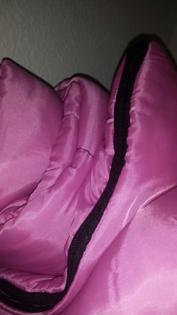 Big pink sleeping bag