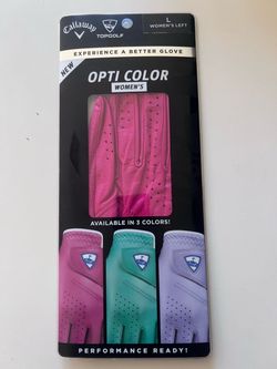 Callaway Topgolf Opti Color Women's Golf Glove Large