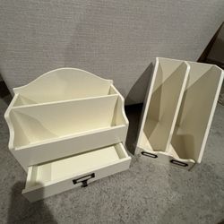 Vintage Pottery Barn Desk Organization Set