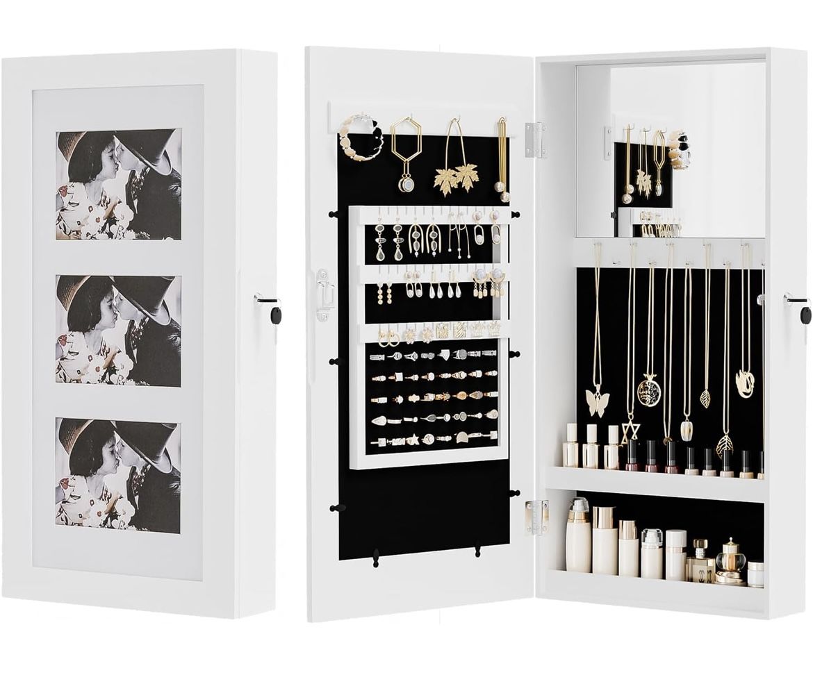 Jewelry Armoire With photo frames