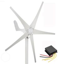 300W 12/24V 300W 5-Blade Wind Turbine Generator w/ Controller