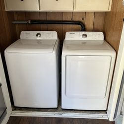Samsung Washer And Dryer  27” Wide, 29” Deep, 43” Tall Both Are Same Size