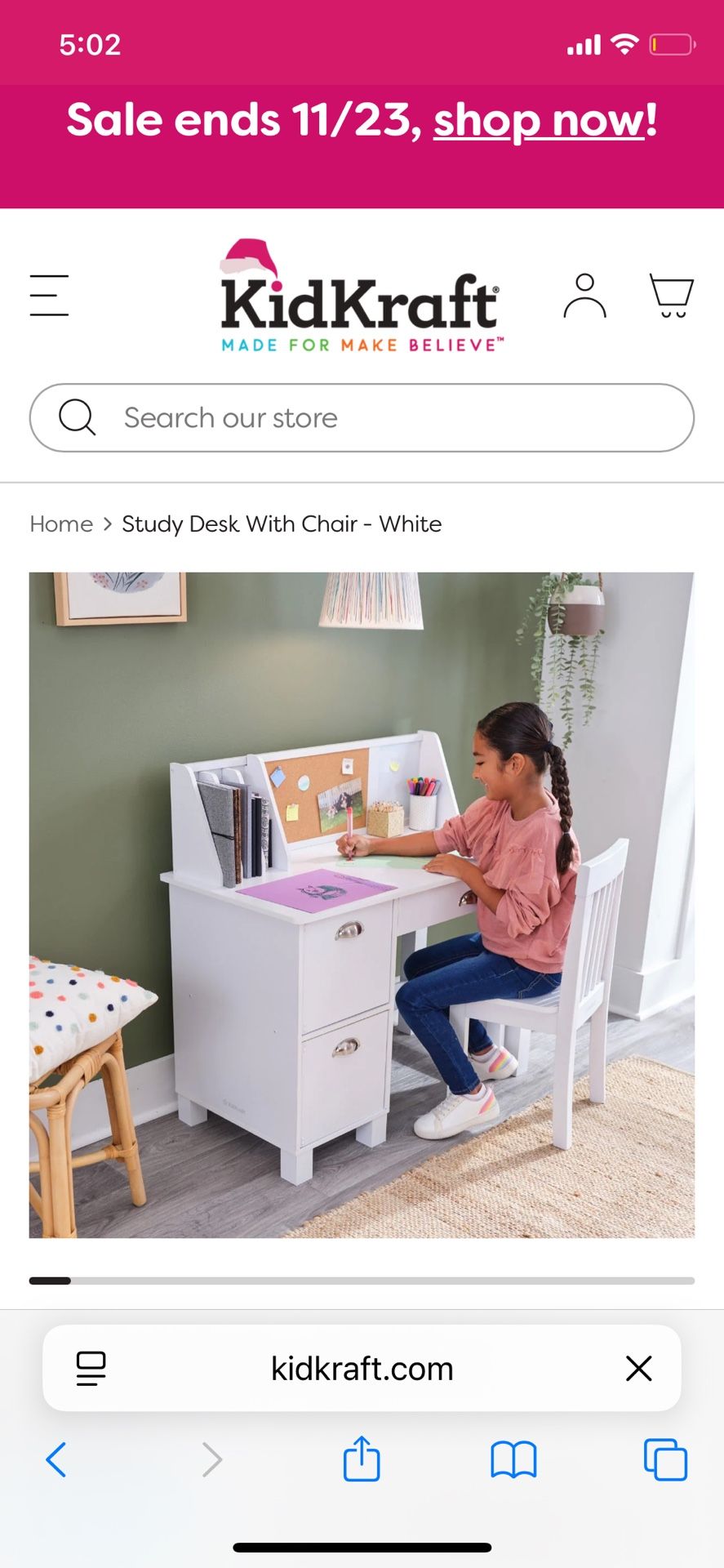 Kids Desk With Chair