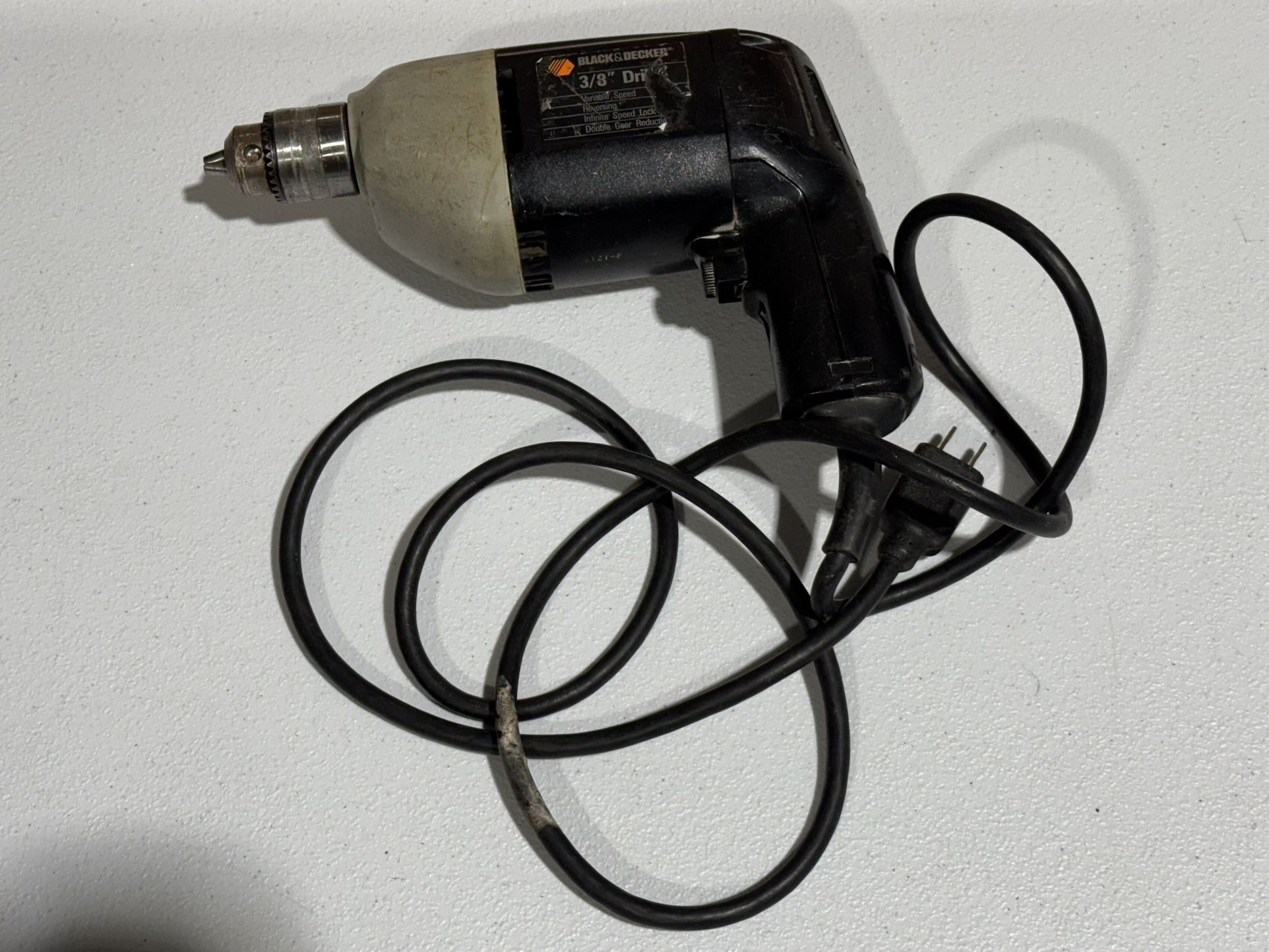 Vintage Black & Decker 3/8" Drill #7190 Type 1. Corded Electric Drill USA