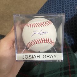 Josiah Gray Dodgers Nationals Signed Baseball
