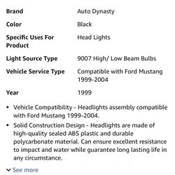 Ford Mustang Headlights