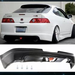 Fits 02-06 Acura RSX Ikon Style Duckbill Type Trunk Spoiler Lip Matte Black PP