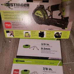 Stinger

CS150B Pneumatic 18-Gauge Cap Stapler


New comes with two boxes 