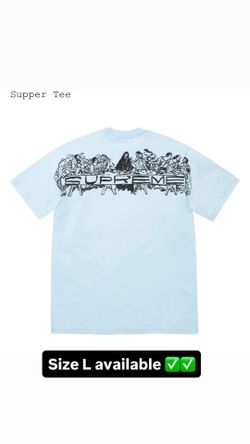Supreme SS26’ week 17 Supper Tee Blue Size L
