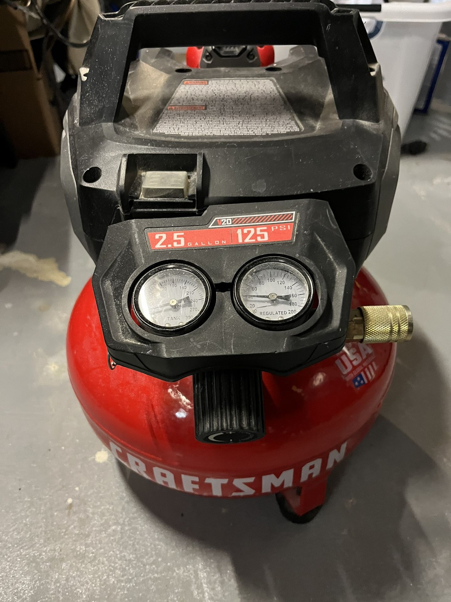 Craftsman 20v Air Compressor And Gun Set 