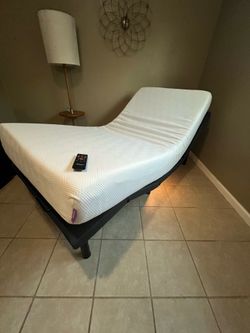 Purple Flex Twin XL Mattress with Remote Adjustable Base