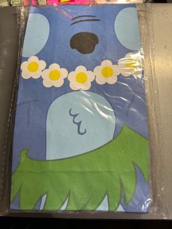 Stitch Themed Paper Candy Bags 12 Count