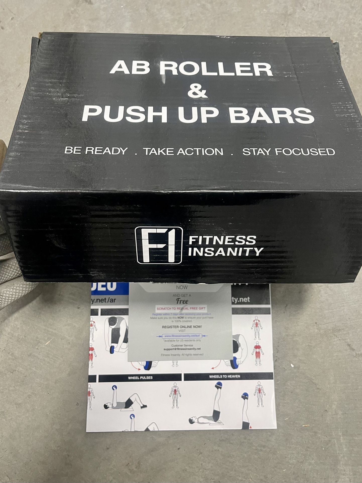 AB Roller & Push-up Workout Equipment See In Description ‼️