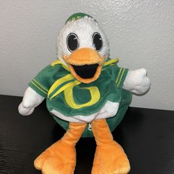 University of Oregon Ducks Pillow Pets Plush Stuffed animal Green Yellow Ball