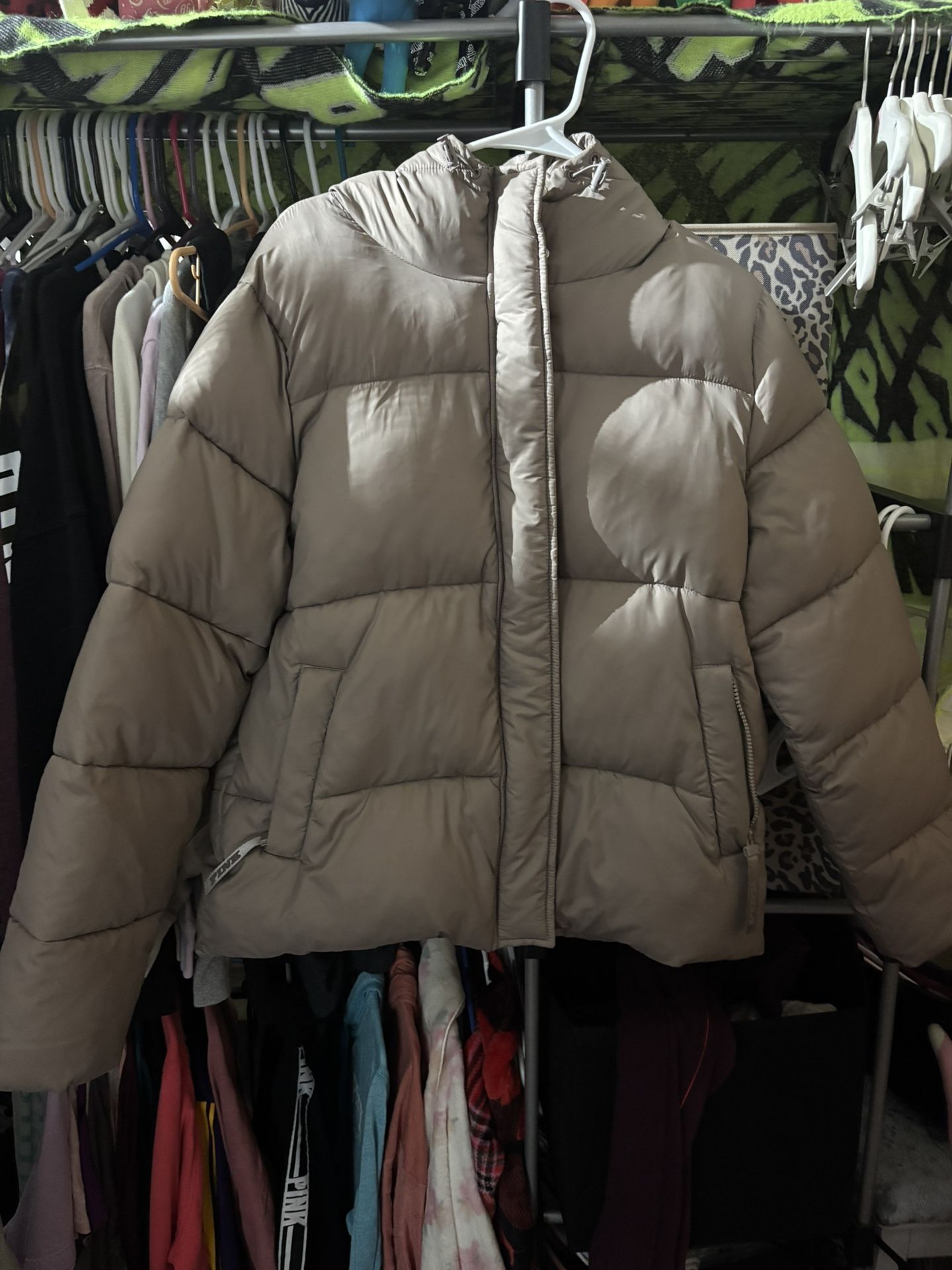Vs Pink Puffer Jacket