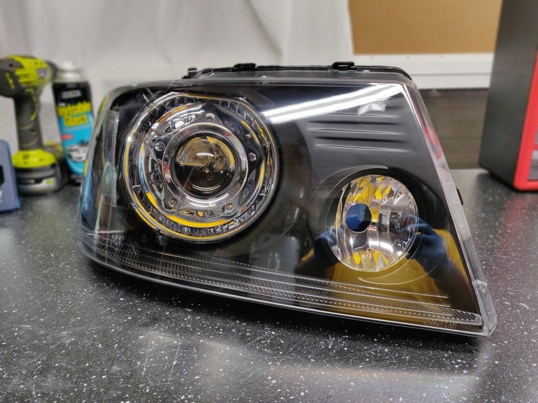 04-08 Ford F150 retrofitted headlights