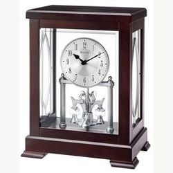 Bulova Empire Solid Hardwood TableTop Pendulum Clock B1534 (Brand New)