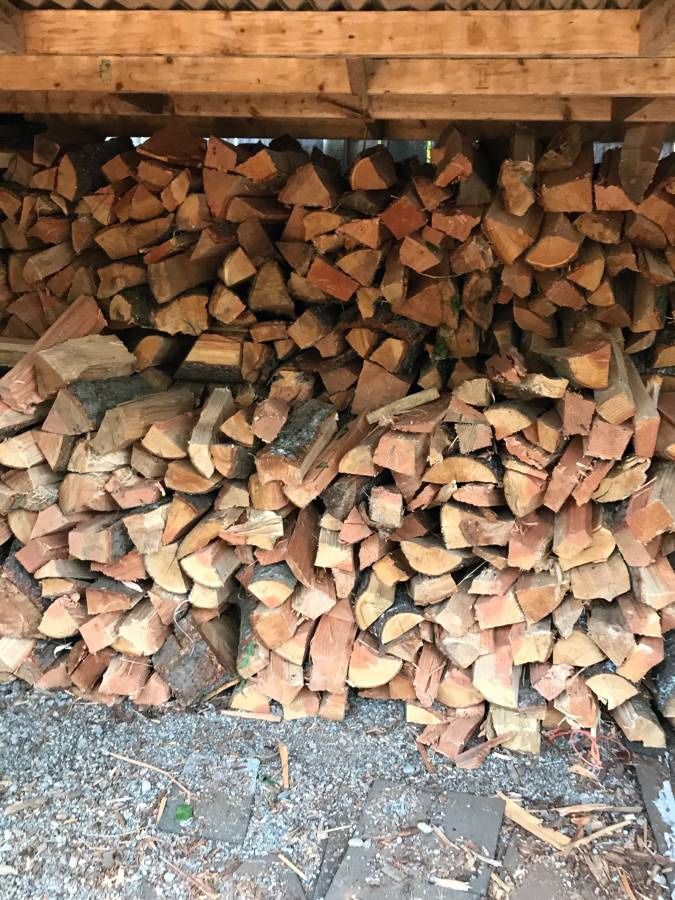 Dry Firewood Fir Maple Alder Cherry Quarter Half Cords 