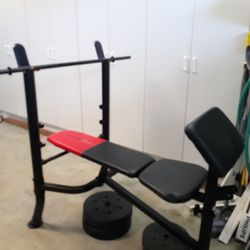 Workout Set Weider Pro 265 Bench And Weight Set for Sale in