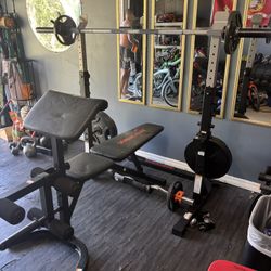 Gym Workout Bench / Weights