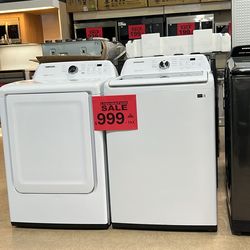 Washer And Dryer Laundry Set Top Load