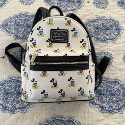 Disney Parks Loungefly Mickey Mouse Allover Classic Backpack