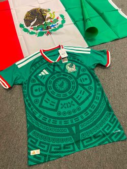 Playera de México bandera y trompeta