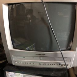 RCA CRT Tv With DVD And Vcr Working