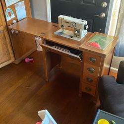 Universal Sewing Machine And Table