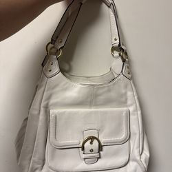 Ivory coach bag