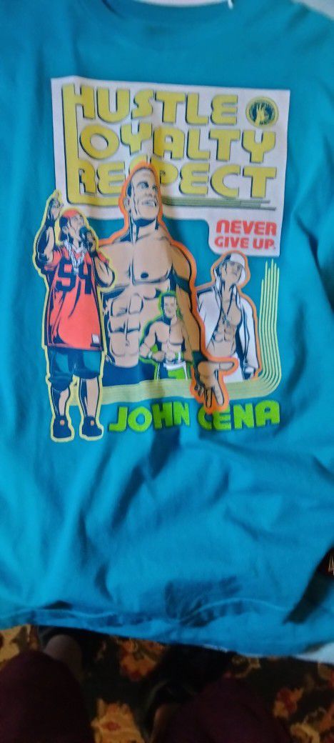 WWF John Cena Jersey From Back In The Day Damn Near Brand New