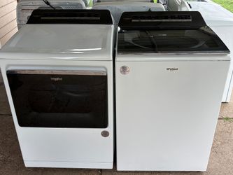 Large Capacity Washer And Electric Dryer 🚚 FREE DELIVERY AND INSTALLATION 👀