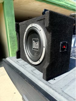 Subwoofer Dual con caja para carro / truck