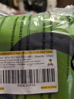 Inner tubes for bike