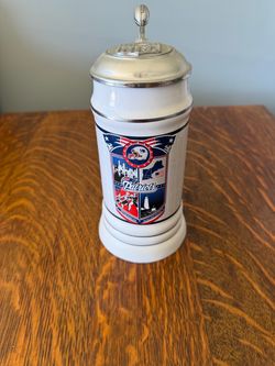 New England Patriots NFL Collectible Lidded Beer Stein
